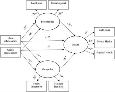 Beyond close relationships: the positive effects of group relationships and group identification on health